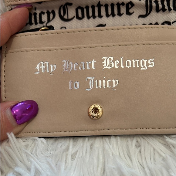 Juicy Couture Black Wallet with Gold Logo NWT - Picture 4 of 5